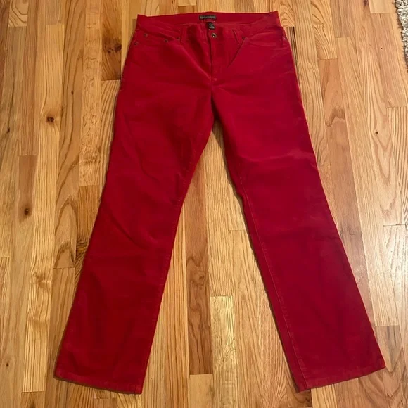 Ralph Lauren Corduroy Classic Straight Pants - Picture 1 of 6